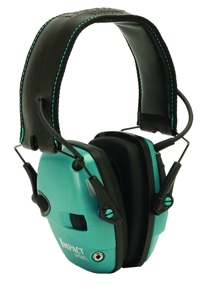Howard Leight Impact Sport Electronic Muff 22 dB Over the Head Black/Teal