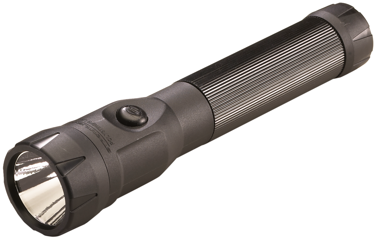 Streamlight 76111 PolyStinger LED Rechargeable Flashlight 120/240/485 Lumens - Black - AC Charger