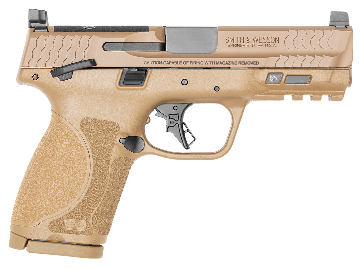 Smith & Wesson M&P M2.0 Compact 9mm Luger 4" 15+1 Pistol - FDE