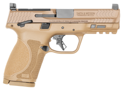 Smith & Wesson M&P M2.0 Compact 9mm Luger 4" 15+1 Pistol - FDE