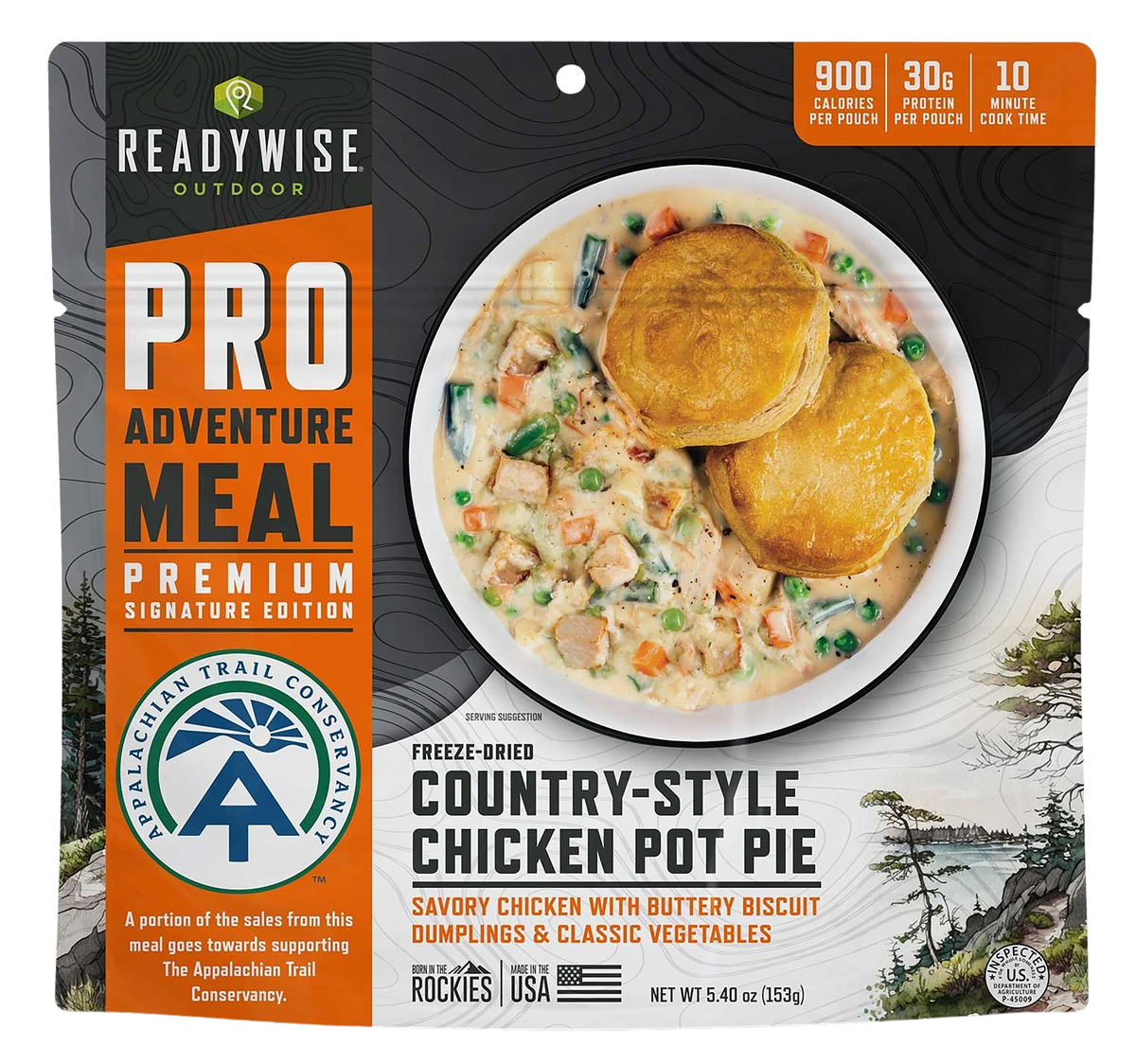 Wise Foods Pro Meal Chicken Pot Pie 2 Servings 6 Per Case