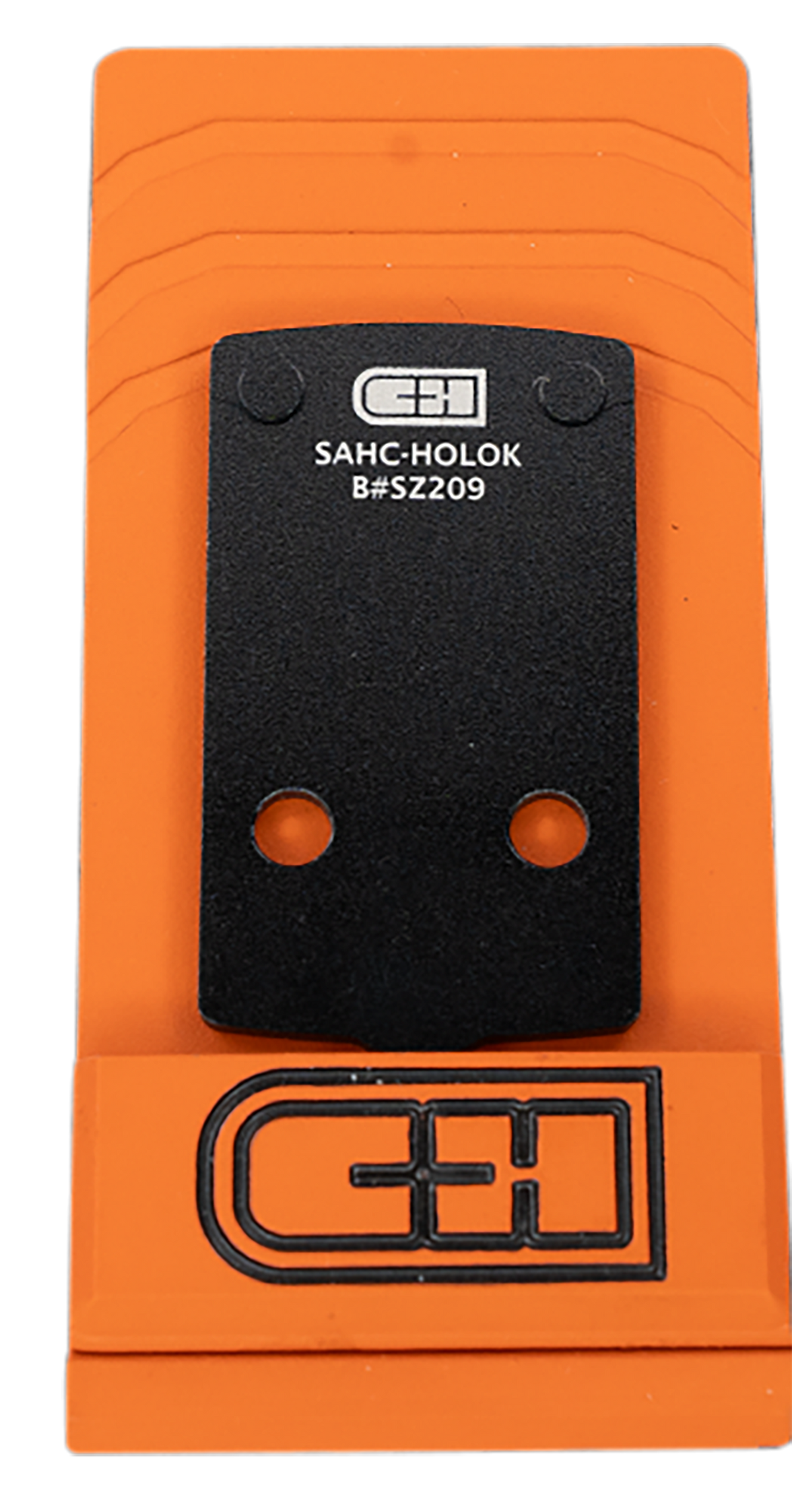 C&H Precision SAHCHOLOK Springfield Hellcat Optic Adapter Plate - Holosun 407K/507K RMSc Footprint - Black Anodized