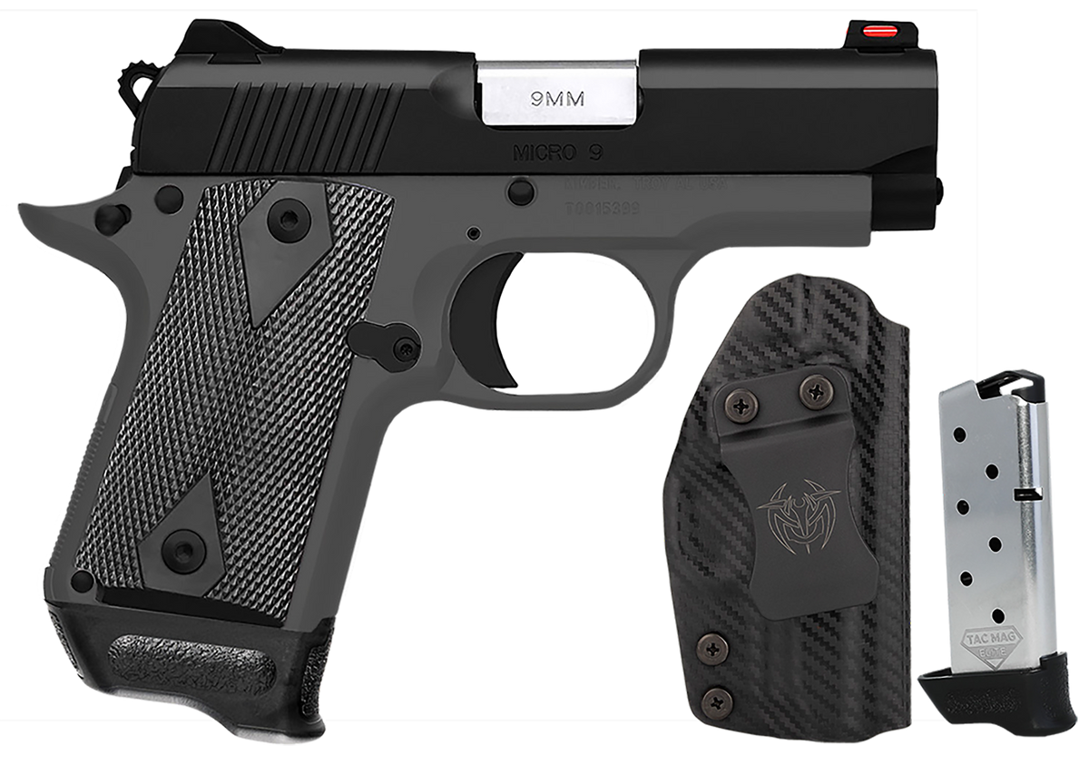 Kimber Micro 9 Shadow Ghost 9mm 3.15" 7+1 SAO Pistol - RTC-K Bundle