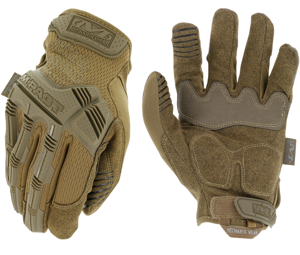 Mechanix Wear M-Pact Coyote Synthetic Leather XL Tactical Gloves