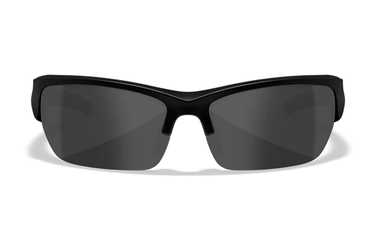 Wiley X Valor Smoke Gray Lens Matte Black Frame Safety Glasses