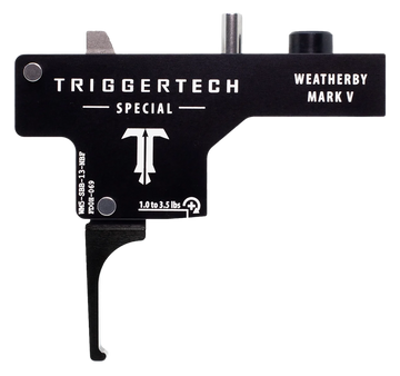 TriggerTech Special Weatherby Mark V Single-Stage Flat Trigger 1-3.5 lbs Black PVD