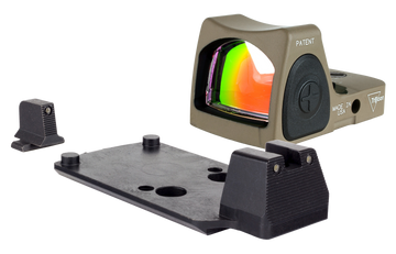 Trijicon RMR Dual Defense Kit 1x 3.25 MOA Red Dot Sight - Cerakote Black/FDE - Fits Sig Sauer M17/18