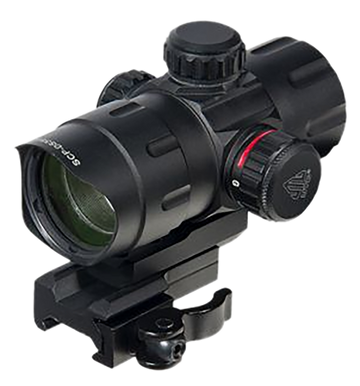 UTG ITA 4.2" CQB Dot 1x 38mm Tube 4 MOA Red/Green Dot Sight with QD Mount