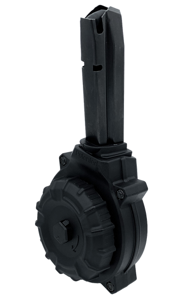 ProMag DRMA64 50-Round Drum Magazine 40 S&W Black Polymer - S&W M&P40
