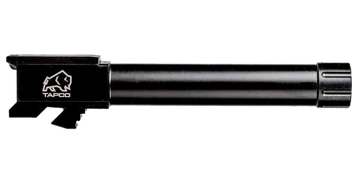 Tapco Glock 19 Gen1-3 9mm Luger Threaded Stainless Steel Barrel - Black Nitride