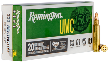 Remington Ammunition UMC .223 Rem 50gr Jacketed Hollow Point - Box or Case
