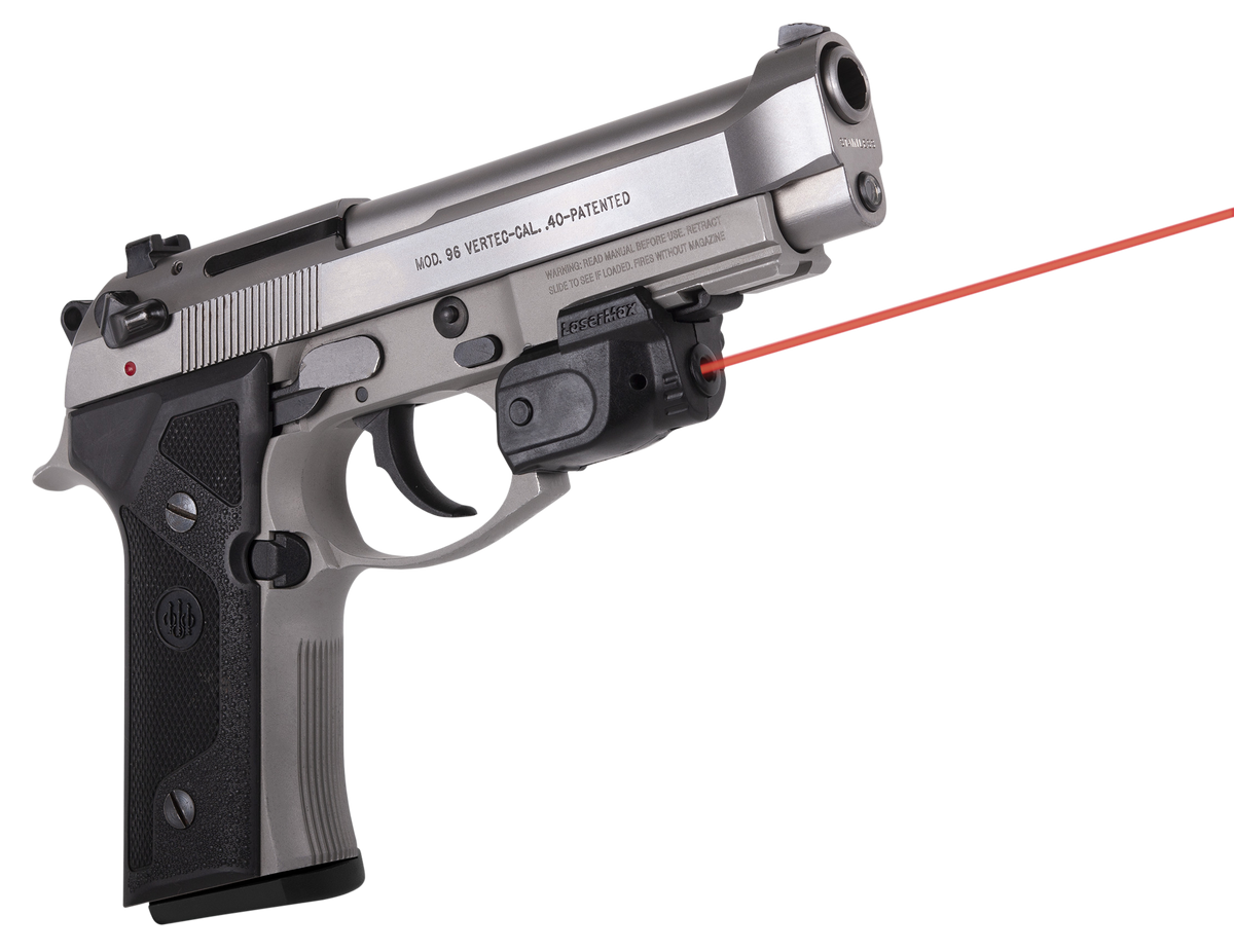 LaserMax GSLTNR Red Lightning Rail-Mount Laser Sight w/ GripSense - Black