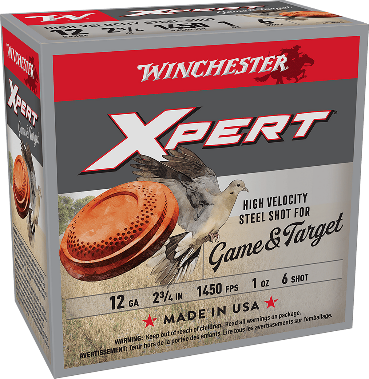 Winchester Ammo Xpert High Velocity 12 Gauge 2.75" 1 oz #6 Shot 25 Rd - Box or Case