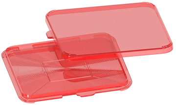 MTM Case-Gard PFS Primer Flipper Square Red Plastic