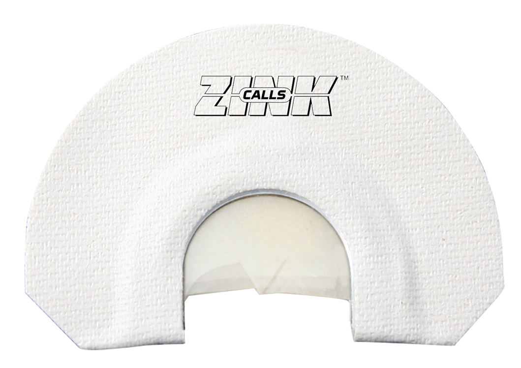 ZINK Lucky Lady Triple Reed Turkey Diaphragm Call - White V-Notch Cut