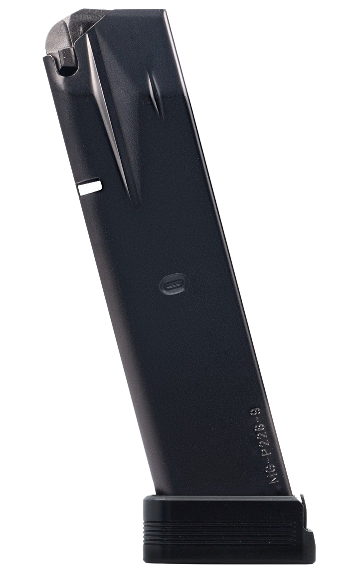Mec-Gar Sig P226 9mm Luger 10rd Black Anti-Friction Pistol Magazine