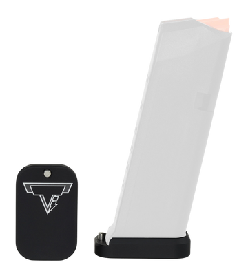 Taran Tactical GBP940-0S Carry +0 Base Pad for Glock 9mm/.40 - Flat Black Aluminum