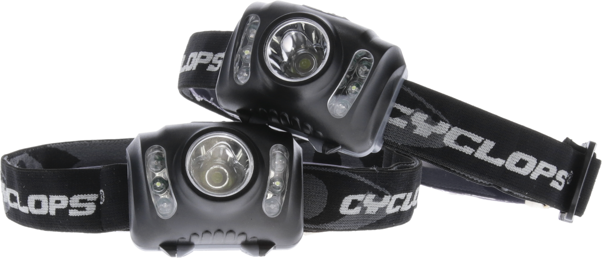 Cyclops 210 Headlamp LED 210 Lumen AAA Polymer 2 Pack