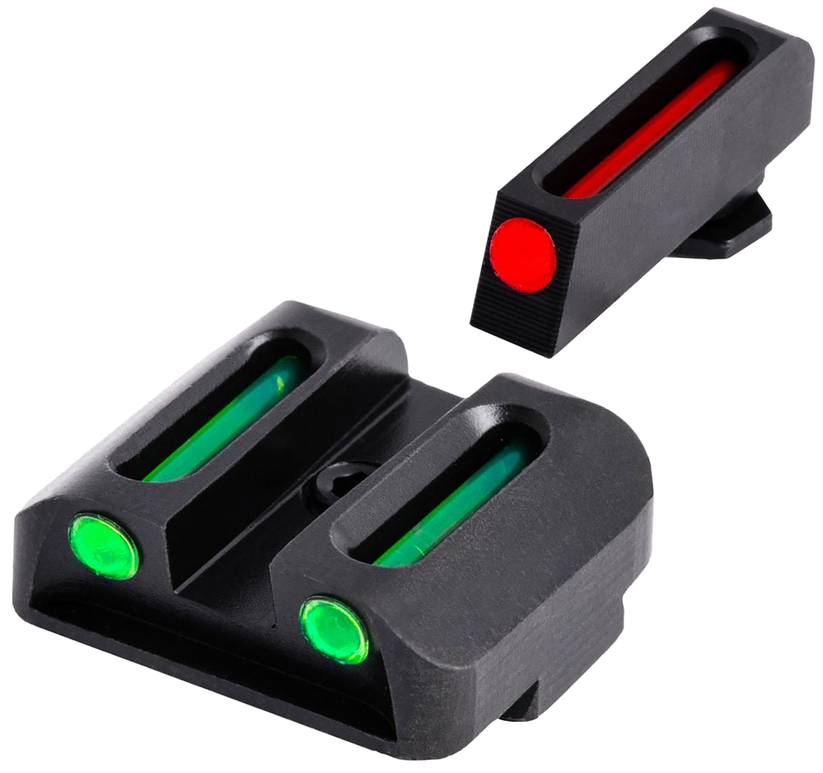 TruGlo TG131G2 Fiber Optic Sight Set Glock 20/21 High - Red Front/Green Rear