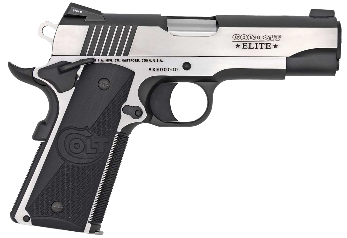 Colt Mfg Combat Elite Commander 9mm Luger 4.25" 8+1 SAO Pistol