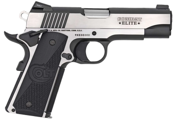 Colt Mfg Combat Elite Commander 9mm Luger 4.25" 8+1 SAO Pistol