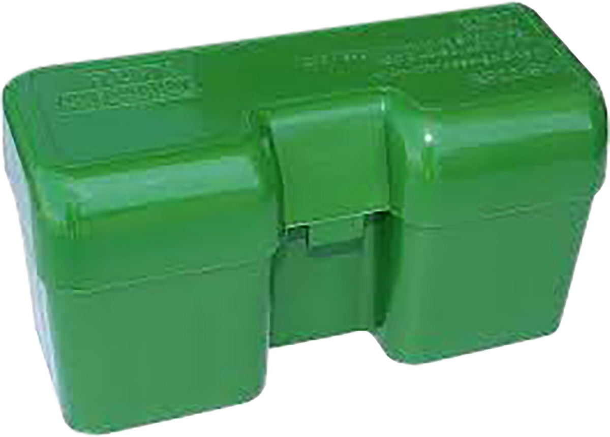 MTM Case-Gard RF22LM10 .375 Rem Ultra Mag 22-Rd Flip-Top Green Polypropylene Ammo Box