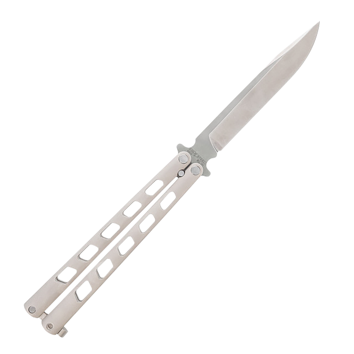 Cold Steel Arc Angel Balisong 5.45" Folding Clip Point Plain Satin S35VN SS Aluminum Handle