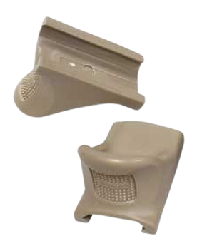 LaRue Tactical LT711 Handstop 2-Piece Set Flat Dark Earth Polymer Picatinny