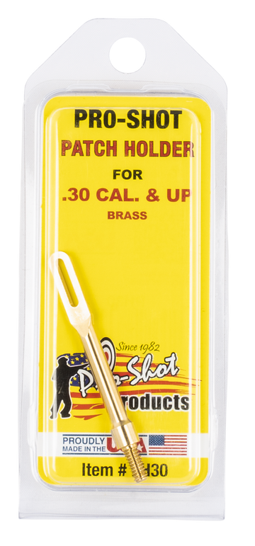 Pro-Shot PH30 Brass Patch Holder .30-.50 Cal Rifle/Pistol #8-32 Thread