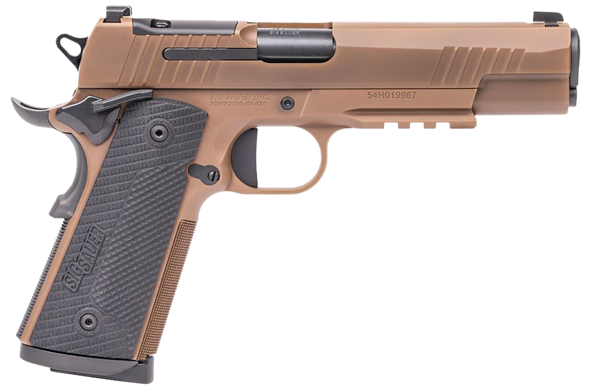 Sig Sauer 1911-X Full Size 45 ACP 5" 8+1 Semi-Auto Pistol - Coyote PVD