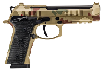 Beretta 92XI SAO 9mm Luger 4.7" 10+1 Semi-Auto Pistol - Frog Skin Camo Cerakote
