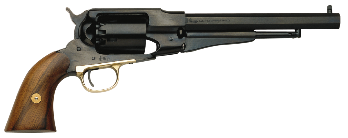 Traditions 1858 Army Break-Open 44 Cal #11 Percussion 8" 6-Shot Blued Walnut Revolver