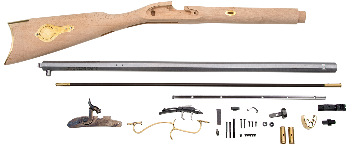 Traditions St. Louis Hawken 50 Cal 28" Octagon Percussion Sidelock Rifle Kit
