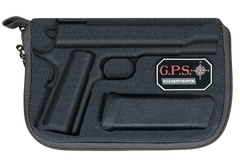 G*Outdoors GPS-907PC Custom Molded Pistol Case Black - Lockable Zippers for Glock 17/19/22/23/26/27