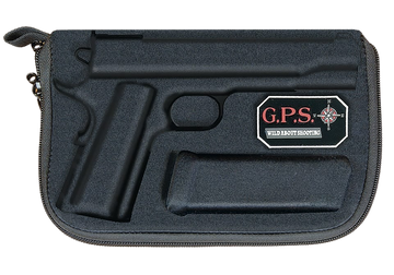G*Outdoors GPS-907PC Custom Molded Pistol Case Black - Lockable Zippers for Glock 17/19/22/23/26/27