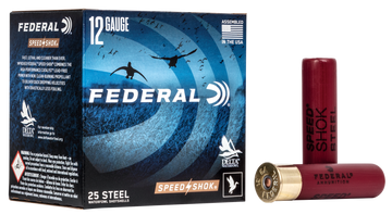 Federal Speed-Shok 12 Gauge 3.50" 1-3/8 oz #3 Shot 25 Rd - Box or Case