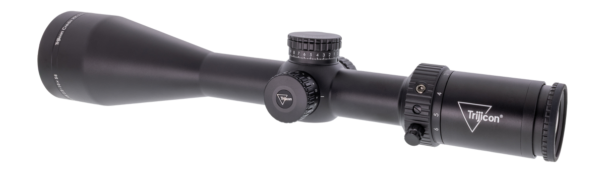 Trijicon Credo HX 2.5-10x56 30mm Tube BDC Hunter Holds SFP Riflescope - Satin Black