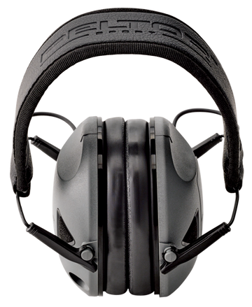 3M Peltor Sport RangeGuard 21 dB NRR Electronic Over the Head Earmuff - Gray/Black