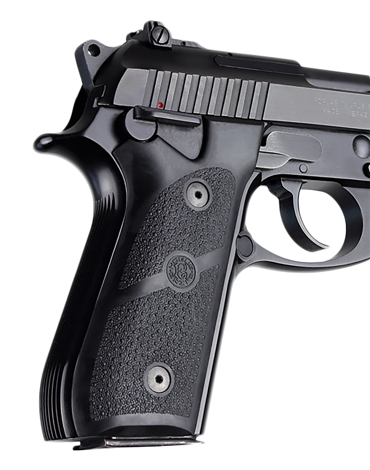 Hogue 99010 Rubber Grip Panels Black for Taurus PT-92/PT-99