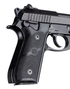 Hogue 99010 Rubber Grip Panels Black for Taurus PT-92/PT-99