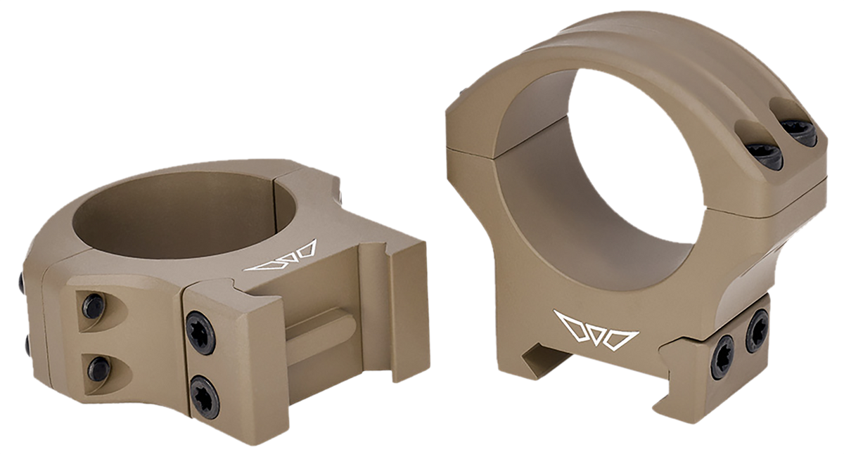 Warne HyperLite 1 inch High Scope Rings - Dark Earth Cerakote MagnaFusion Alloy