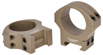 Warne HyperLite 1 inch High Scope Rings - Dark Earth Cerakote MagnaFusion Alloy