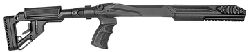FAB Defense UAS-R Precision Stock Conversion Kit Ruger 10/22 Left-Side Folding w/Adjustable Cheekrest - Matte Black