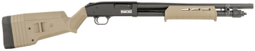 Mossberg 590S Compact 12 Gauge 3" 9+1 18.50" Pump Shotgun - Black Synthetic Stock