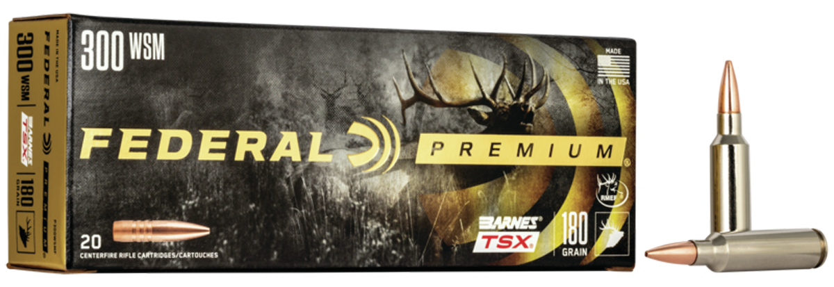 Federal Premium 300 WSM 180gr Barnes TSX 20rd - Box or Case