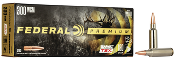 Federal Premium 300 WSM 180gr Barnes TSX 20rd - Box or Case
