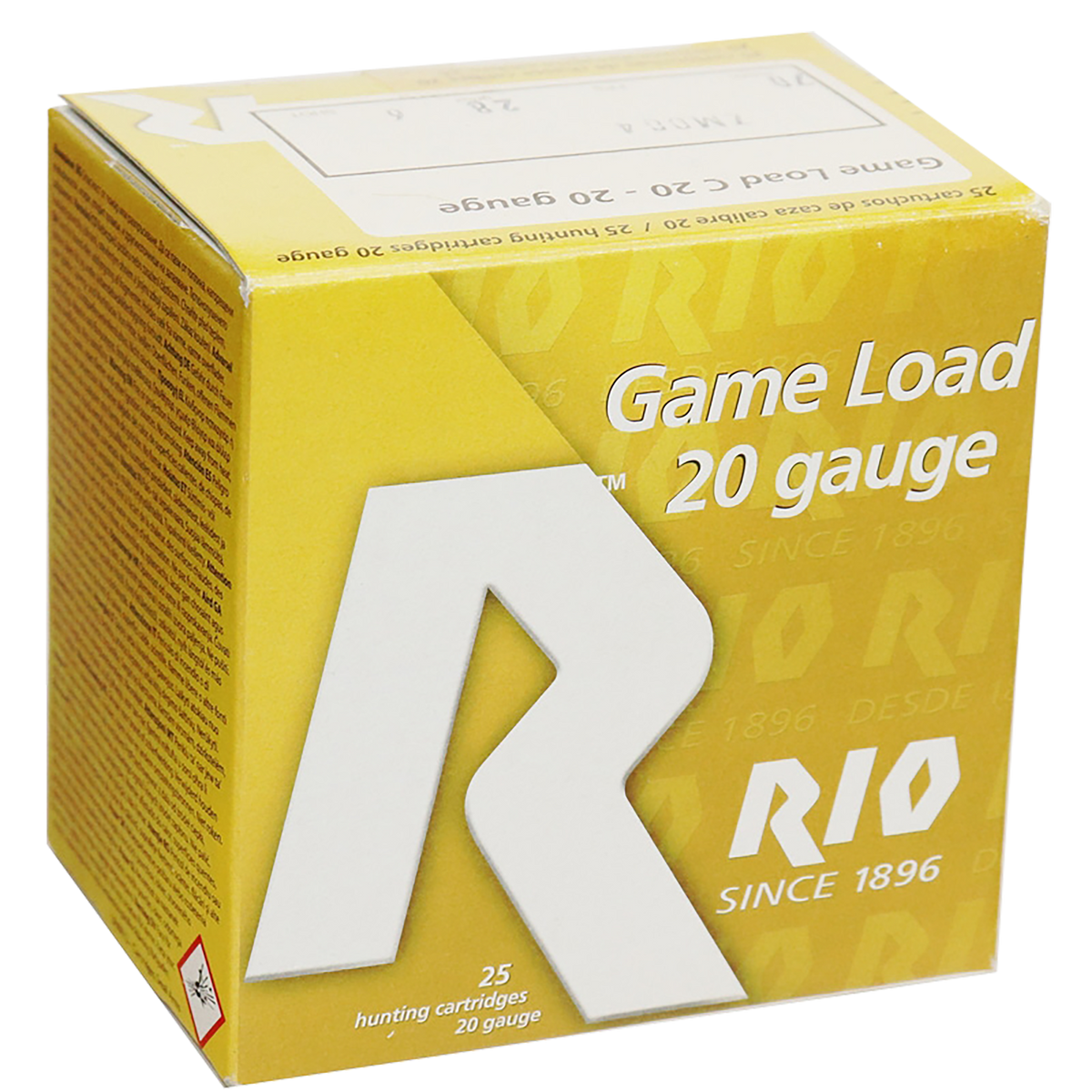 Rio Ammunition Game Load 20 Gauge 3" 1-1/4 oz #6 Shot - Box or Case