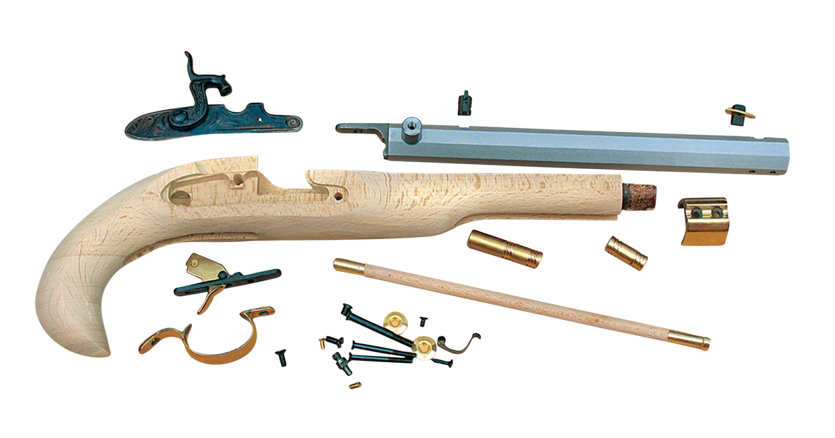 Traditions Kentucky Pistol Kit 50 Cal 10" Sidelock Percussion Pistol
