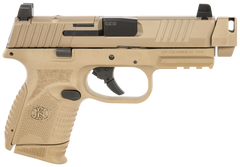 FN 509 Compact MRD 9mm 4.02" 10+1 Semi-Auto Pistol w/ Compensator - FDE