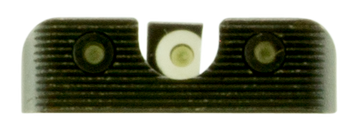 TruGlo Tritium Pro Springfield XD-S Green Tritium w/White Outline Night Sight Set - Black Nitride